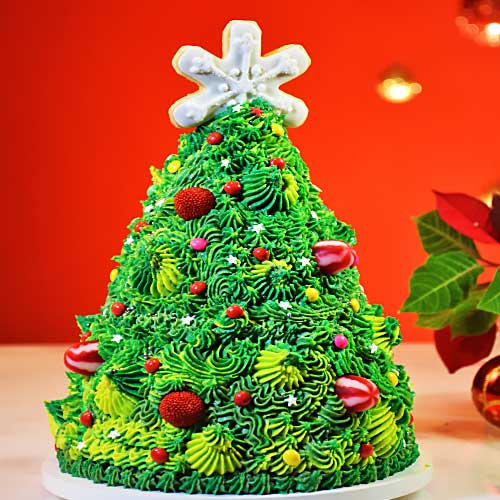 Bolo Árvore de Natal - Bolos Bafônicos Bolo Árvore de Natal - Bolos Bafônicos