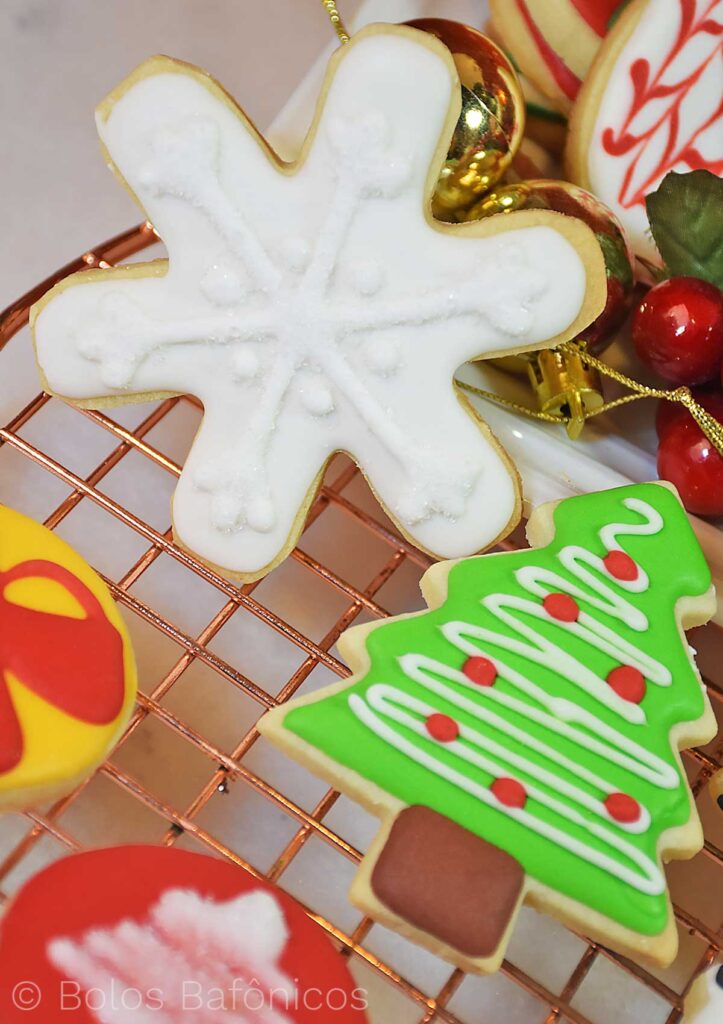 biscoito de natal decorado