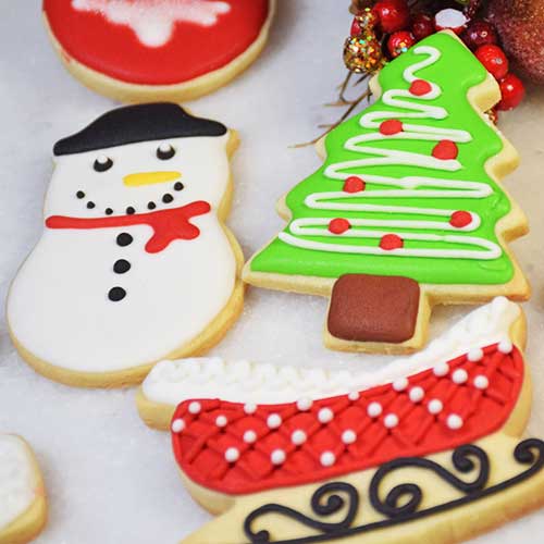 Cookie de Natal Decorado - Bolos Bafônicos Cookie de Natal Decorado - Bolos Bafônicos