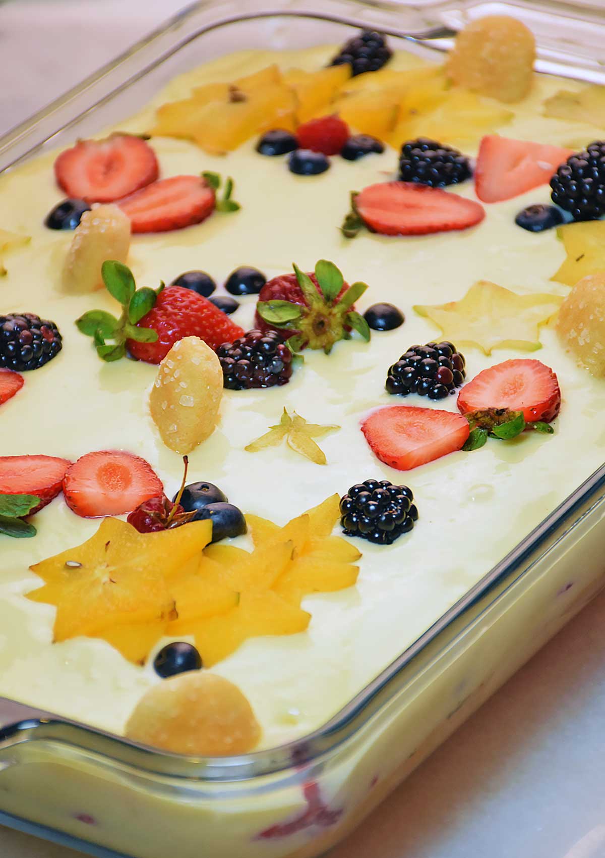 Pavê de Natal de Frutas - Bolos Bafônicos Pavê de Natal de Frutas - Bolos Bafônicos